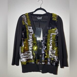 NWT St. John Sweater MHGM Mahogany Multi Size Small